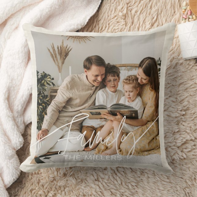 Coussin décoratif bohème chic avec texte sur la fa (Couverture)