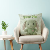 Coussin décoratif "Câlins-moi mon lapin" (Chaise)
