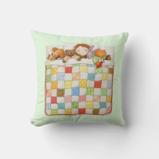 COUSSIN DÉCORATIF CARRÉ AVEC COUVERTURE DOUILLETTE (Recto)