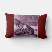Coussin décoratif "Chat et violon" (Verso)