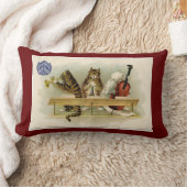 Coussin décoratif "Chat et violon" (Couverture)