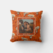 Coussin décoratif Contemporary Lovebird 5e anniver (Recto)