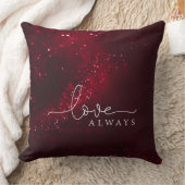 Coussin décoratif couple Paillettes Rouges (Couverture)