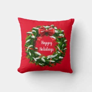 Coussin décoratif - Couronne de Noël