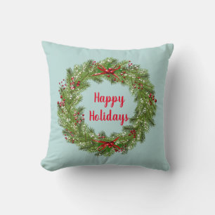 Coussin décoratif - Couronne de Noël