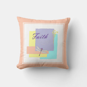 Coussin décoratif croire en la foi