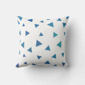 Coussin décoratif d'amour moderne d'aquarelle (Verso)