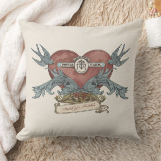 Coussin décoratif dauphin en or sous-marin rose an