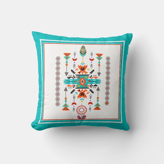 coussin décoratif de conception native (Recto)