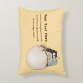  Coussin décoratif de hibou personnalisé Coussin d (Devant(Vertical))