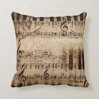 Coussin décoratif de musique