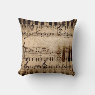 Coussin décoratif de musique