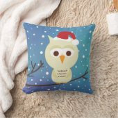 Coussin décoratif de Noël de vacances somnolentes (Couverture)