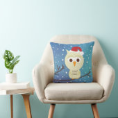 Coussin décoratif de Noël de vacances somnolentes (Chaise)