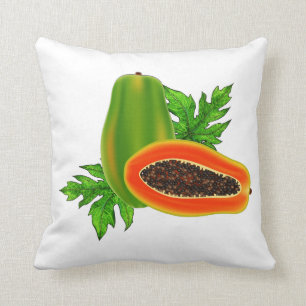 Coussin décoratif de papaye