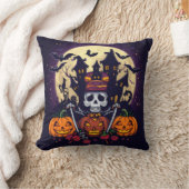 Coussin Décoratif d'Halloween - "Home Sweet Haunte (Couverture)