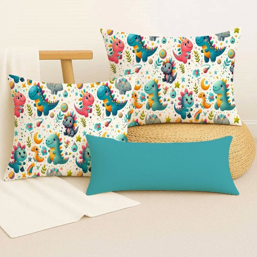 Coussin Décoratif Dinosaure Bébé Mignon Dinosaure