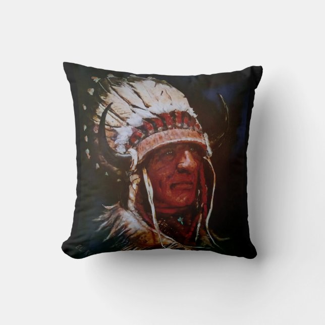 Coussin décoratif "El Reno Chief" (Recto)