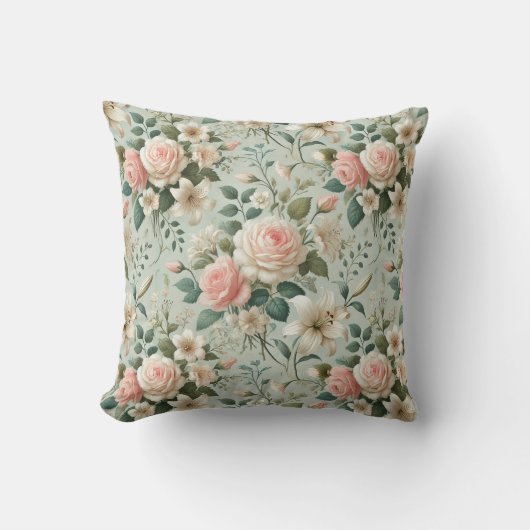 Coussin décoratif Elegant Garden Romance (Recto)