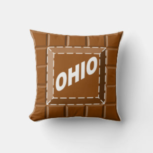 Coussin décoratif enfants CHOCOLAT OHIO