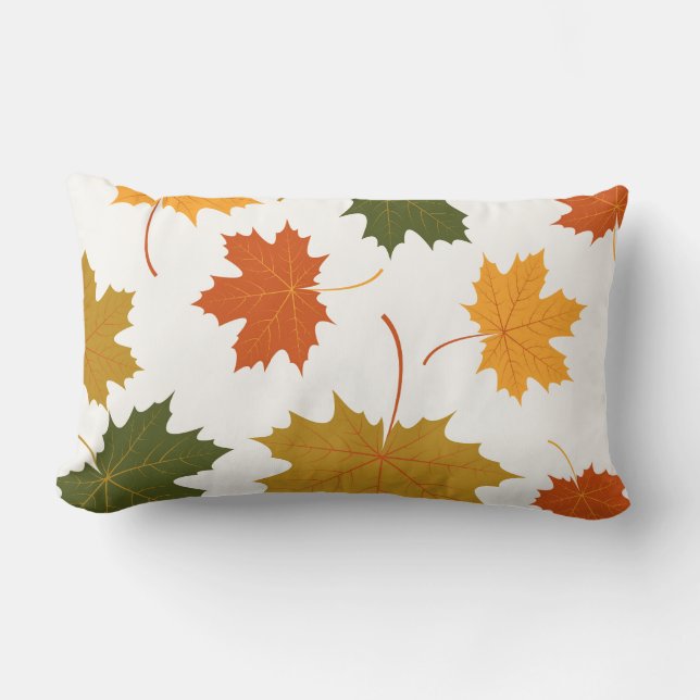 Coussin décoratif - Feuilles d'automne (Recto)