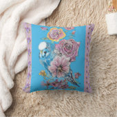 Coussin décoratif fleur de lilas aquarelle perruch (Couverture)