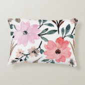  Coussin décoratif fleur mignonne rose (Dos)