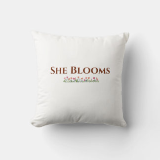 Coussin décoratif floral She Blooms