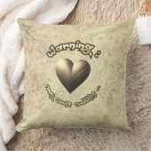 Coussin décoratif - golden heart (Couverture)