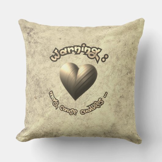 Coussin décoratif - golden heart (Recto)