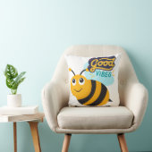 Coussin décoratif Good Vibes pour enfants - Ajoute (Chaise)