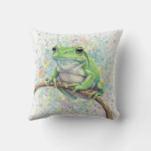 Coussin décoratif Grenouille verte (Verso)