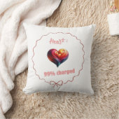 Coussin décoratif - Heart 99% Charged Kussen (Deken)