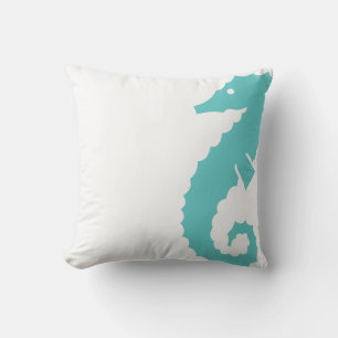 Coussin décoratif hippocampe