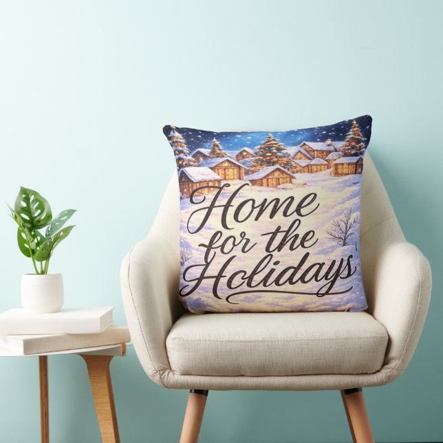 Coussin décoratif 'Home for the Holidays' (Chaise)