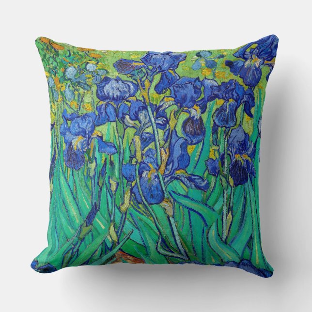 Coussin décoratif Irises de Vincent van Gogh (Recto)