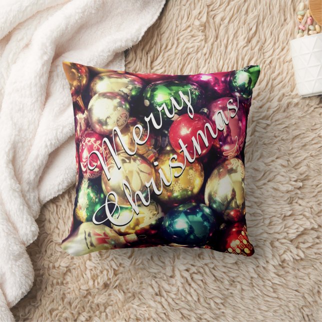 Coussin décoratif "Joyeux Noël" (Couverture)