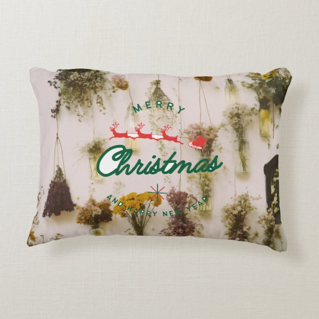 Coussin décoratif Joyeux Noël (Dos)