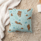 Coussin décoratif l'amour de la loutre (Couverture)