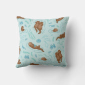 Coussin décoratif l'amour de la loutre (Verso)