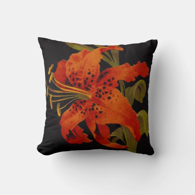 Coussin décoratif Lily la Tigresse (Recto)