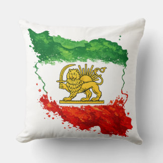 Coussin décoratif Lion et Soleil d'Iran | Shir o K