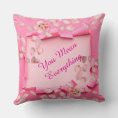 Coussin décoratif Love Flowers (Verso)