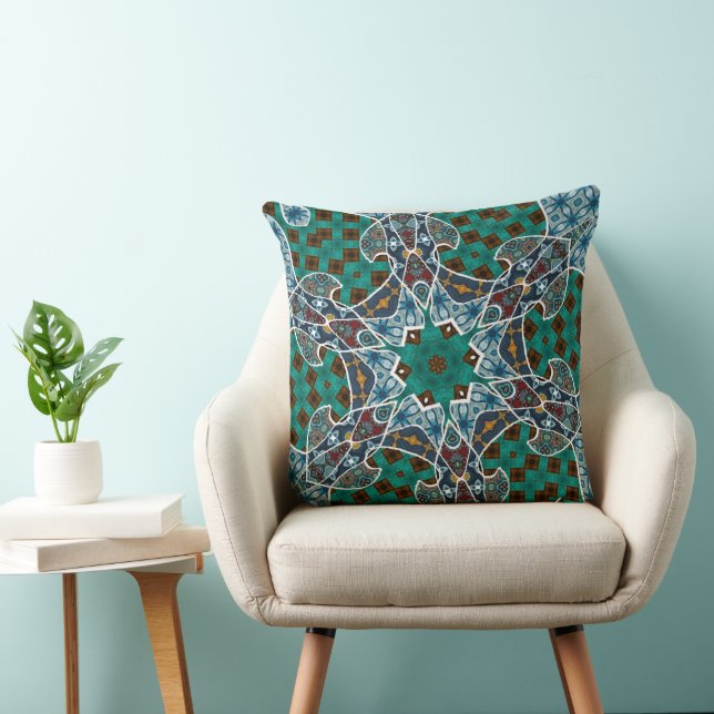 Coussin décoratif mandala (Chaise)