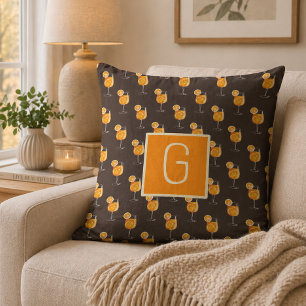 Coussin décoratif Monogram Aperol Spritz Cocktail