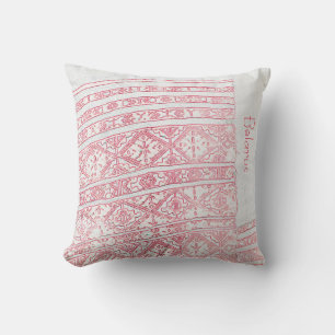 Coussin décoratif motif folklorique national biélo