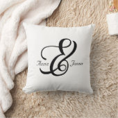 Coussin décoratif Octavia esperluette pour couple (Couverture)