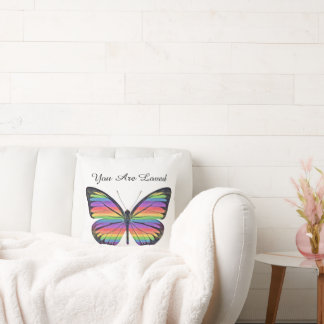 Coussin décoratif Papillon Tu Es Aimé