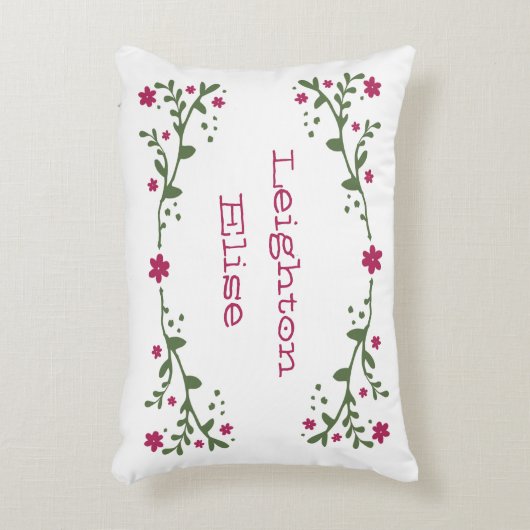 Coussin décoratif personnalisé (Devant(Vertical))