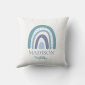 Coussin décoratif personnalisé Boho Rainbow (Verso)